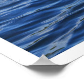 Grauer Heron in Flight Poster (Ecke)