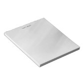 Grauer Hintergrund Elegant Schlicht Einfach Berufl Notizblock (angewinkelt)