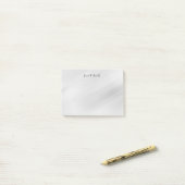 Grauer Hintergrund Elegant Schlicht Einfach Berufl Post-it Klebezettel (Auf Schreibtisch)