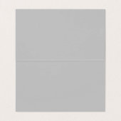 Grauer Hintergrund Elegant Schlicht Einfach Berufl Visitenkarten (Innenseite Aufgefaltet)