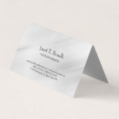 Grauer Hintergrund Elegant Schlicht Einfach Berufl Visitenkarten (Vorderseite)