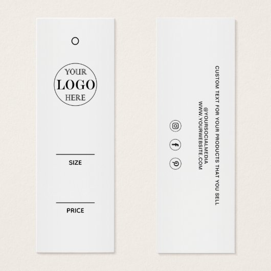 Grauer Hintergrund für benutzerdefinierte Logos (Vorne & Hinten)