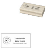 Grauer Hintergrund für benutzerdefinierte Logos Gummistempel (Stempel)