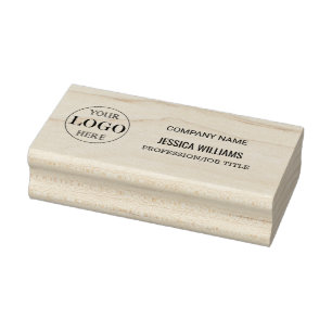 Grauer Hintergrund für benutzerdefinierte Logos Gummistempel