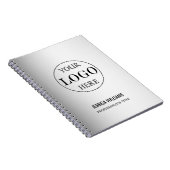 Grauer Hintergrund für benutzerdefinierte Logos Notizblock (Rechte Seite)