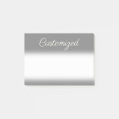 Grauer Hintergrund-u. Post-it Klebezettel (Vorderseite)