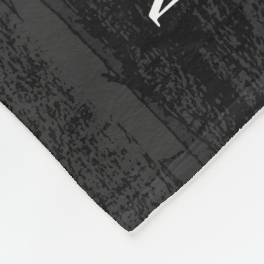 Grauer Holzhintergrund Minimalistisch Moderner Nam Fleecedecke (Ecke)