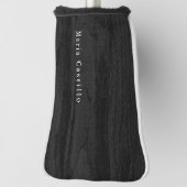 Grauer Holzhintergrund Minimalistisch Moderner Nam Golf Headcover (Rotieren 90)