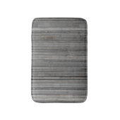 Grauer Holzpaneelzaun Badematte (Vorderseite Vertikal)