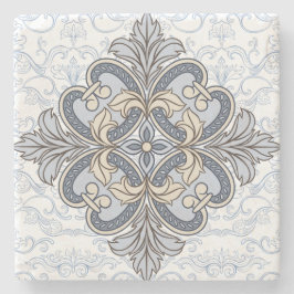 Grauer Italienischer Tile Stone Untersetzer 5