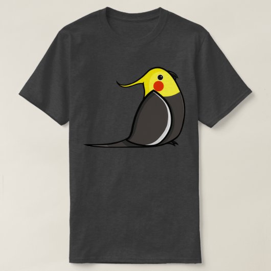 Grauer Kakatiel T-Shirt (Design vorne)