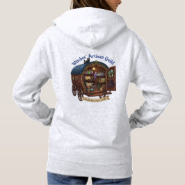 Grauer Kapuzenpullover, Hexen Kunsthandwerker Gild Hoodie