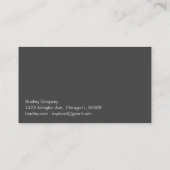 Grauer Kasten Visitenkarte (Rückseite)