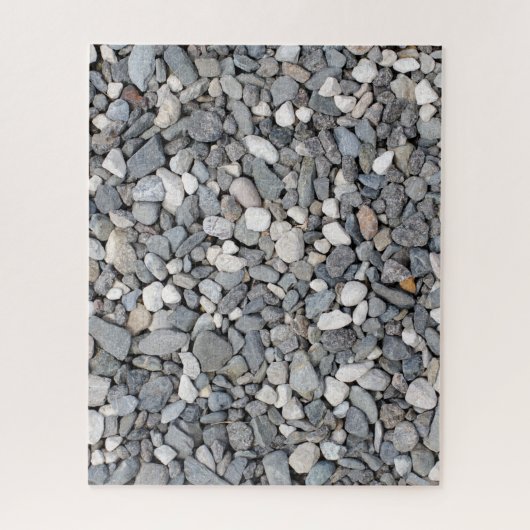 grauer Kiesboden Puzzle (Vertikal)