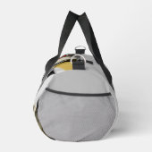 Grauer kleiner Duffel Bag Trend Abstrakt Black Gol Duffle Bag (Rechts)
