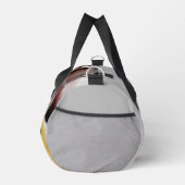 Grauer kleiner Gym Duffel Bag Trend Abstrakt Powde Duffle Bag (Rechts)
