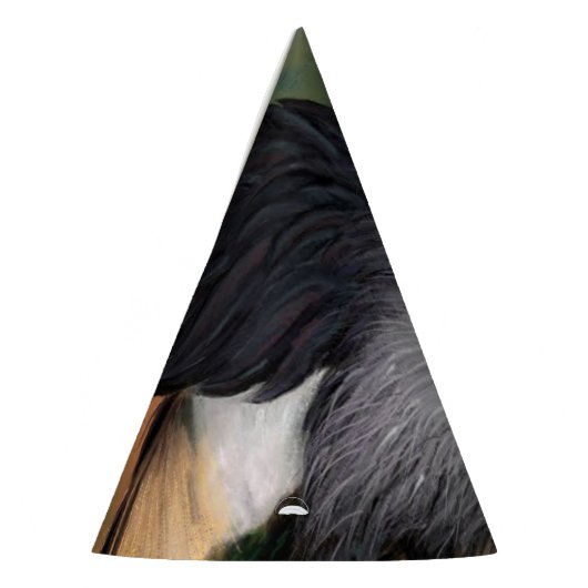 Grauer Krane-Party-Hut Partyhütchen (Links)