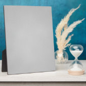 Grauer Künstlerischer Hintergrund Fotoplatte (Seite)