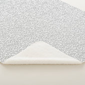 Grauer Leopard-Druck Sherpadecke (3/4)