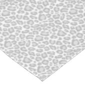 Grauer Leopard-Druck Tischdecke (Schrägansicht)