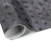 Grauer Leopard Geschenkpapier (Rolleneckpunkt)