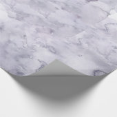 Grauer lila nebelhafter HintergrundWatercolor Geschenkpapier (Ecke)