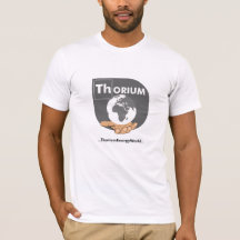 Grauer Logo-Thorium-T - Shirt