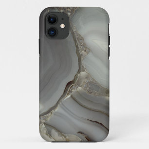 Grauer Marmor mit Goldader Case-Mate iPhone Hülle