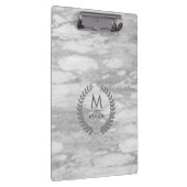 Grauer Marmor mit Laura-Kreiderahmen Klemmbrett (Rechts)