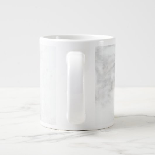 Grauer Marmorstein Spezialität Tasse (Rückseite)