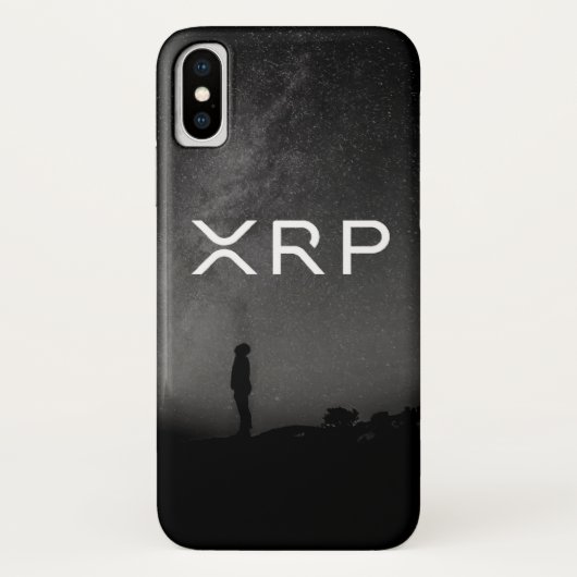 Grauer Milchstraße-Telefonkasten des XRP Case-Mate iPhone Hülle (Rückseite)