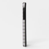 Grauer Modetartan Case-Mate iPhone Hülle (Hinten/Links)