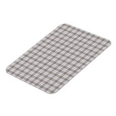 Grauer Modetartan Magnet (Linke Seite)