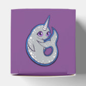 Grauer Narwal mit Zeichnend Spots Geschenkschachtel (Oben)