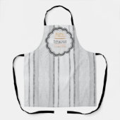 Grauer Okcasion Bäckerei Kuchen Maker Beruflich Schürze (Vorderseite)