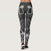 Grauer Oktopus auf Ihrer Farbe - Leggings (Rückseite)