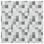 Grauer Pixelated Muster| Gamer Stoff (Nahaufnahme)