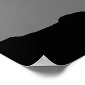 Grauer Pop Art Leadership Wolf Howling Poster (Ecke)