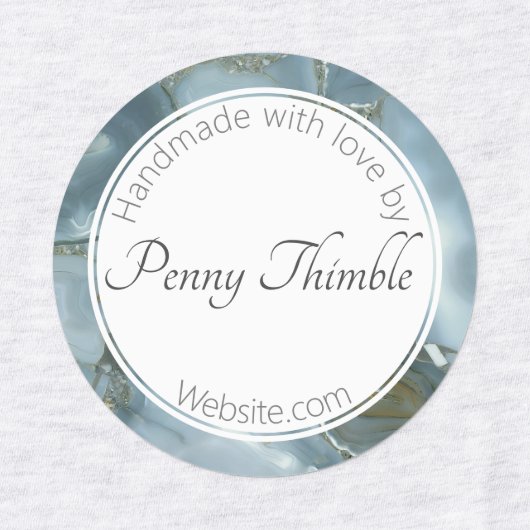 Grauer Quarz Etiketten (Design 2)