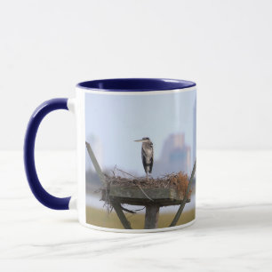 Grauer Reiher Tasse