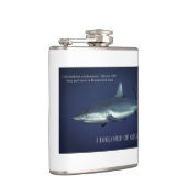 Grauer Riffhai in Jap Mikronesia Riesenkaffee Tass Flachmann (Rechts)