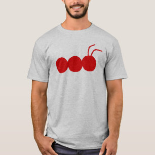 Grauer/roter T - Shirt des Wanzen-Jägers
