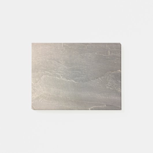 Grauer Schiefer Post-it Klebezettel (Vorderseite)