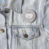 Grauer Schizophrenie-Bewusstseins-Button Button (Beispiel)