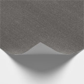 Grauer/schwarzer Imitat-Glitzer Geschenkpapier (Ecke)