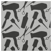 Grauer Schwarzer Stylist Tools Friseursalon Stoff (Muster)