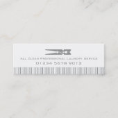 Grauer Schwingenumbau/-Visitenkarte des Mini Visitenkarte (Vorderseite)