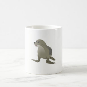 Grauer Seehund Kaffeetasse