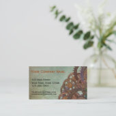 Grauer Steampunk Schmutz Visitenkarte (Stehend Vorderseite)