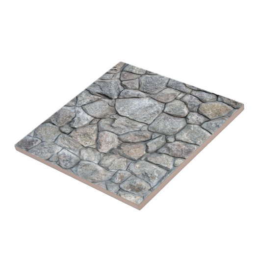 grauer Stein Fliese (Seite)